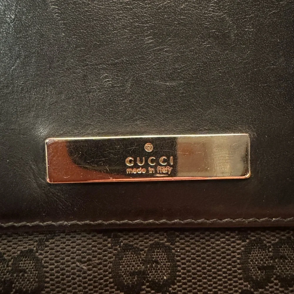 Gucci Black Bifold Wallet‎ with Logo Detail - Picture 4 of 8